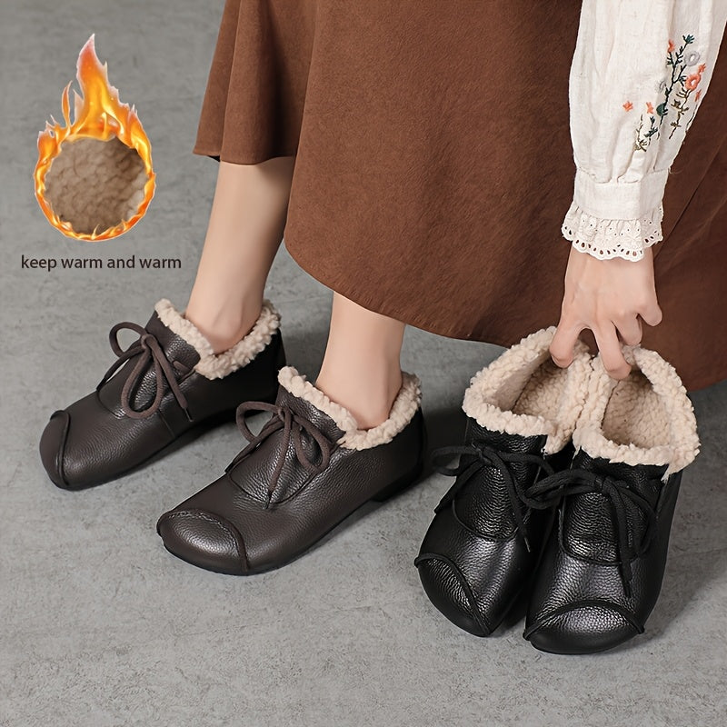 Women's Soft Sole Slip-On Slippers Anti-Slip Casual Warm Boots