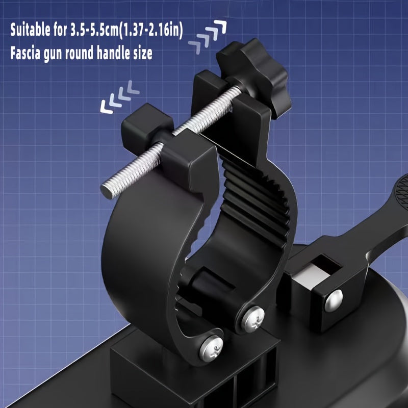 Soporte para pistola de fascia con succión para yoga en casa y masaje