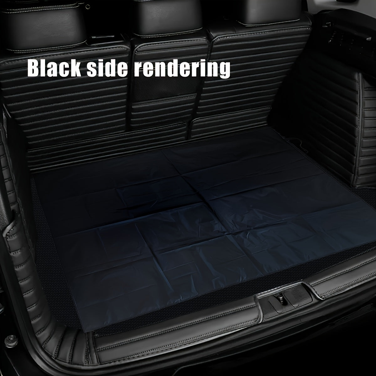 Car Trunk Protector Mat Polyester Fiber Non-Slip Cargo Liner Durable