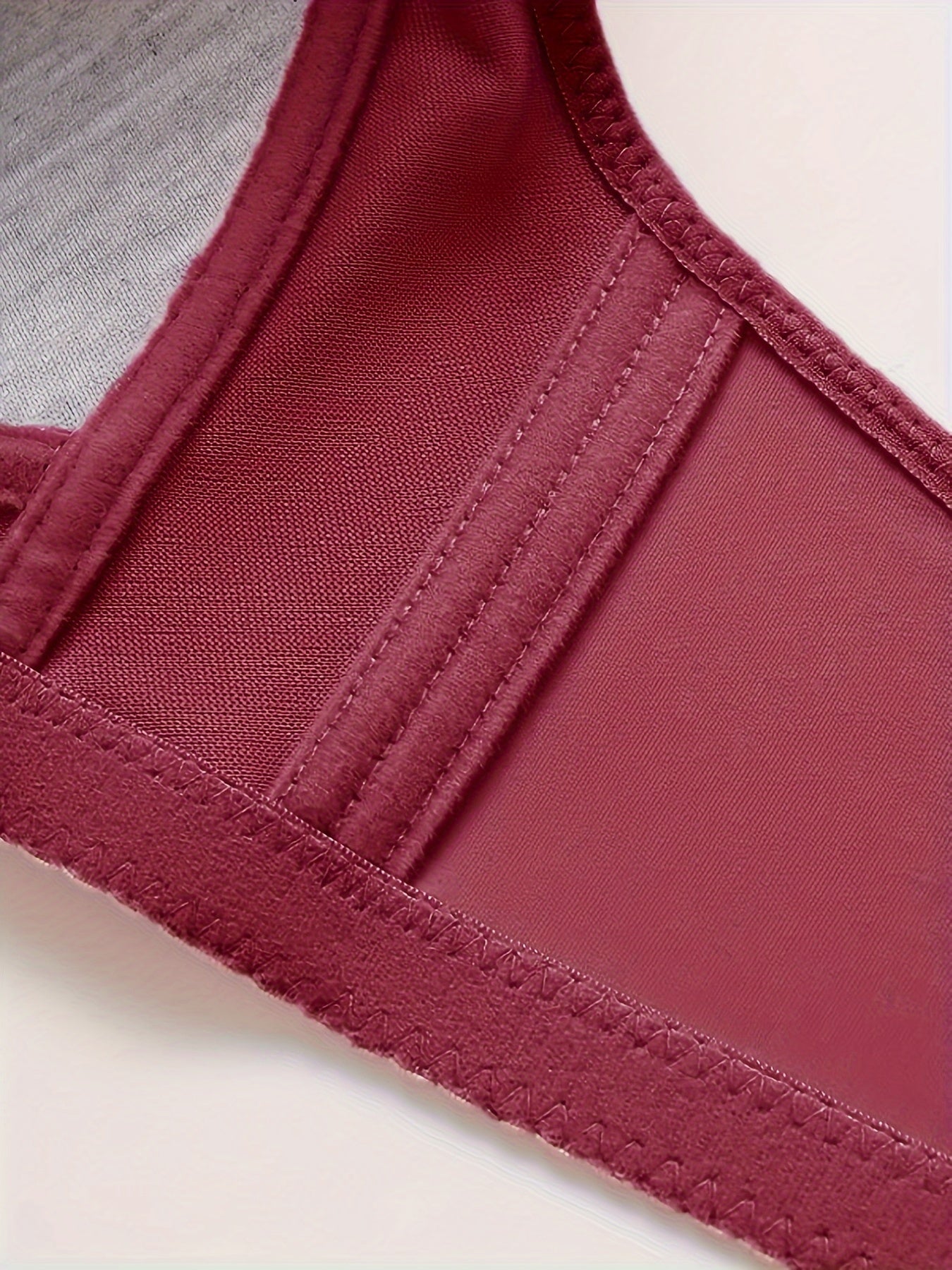 Women's Maternity Push-Up Bras Set of Two Adjustable Straps Rhinestone Front Zipper All-Season Polyester Elastane