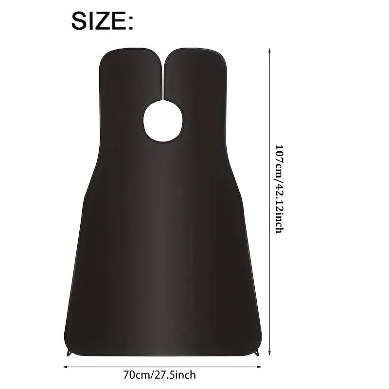 Men Beard Bib Hair Trimmer Shaving Apron Haircut Cape Water-Resistant Cloth Cover