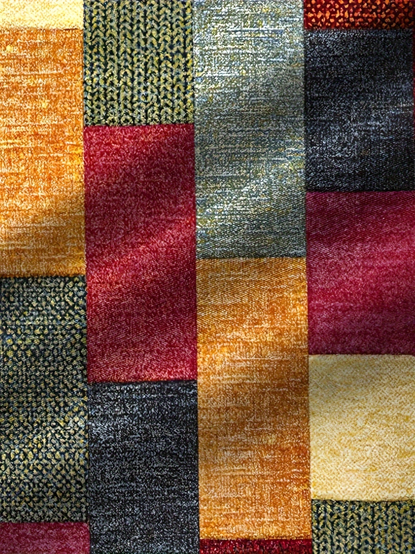 Erkaklar uchun Katta Tugmachali Cho'ntakli Ko'ylak, Retro Geometrik Print bilan