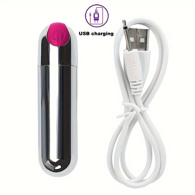 Female Reusable USB Rechargeable 10-Speed G-Spot Wand Vibrator