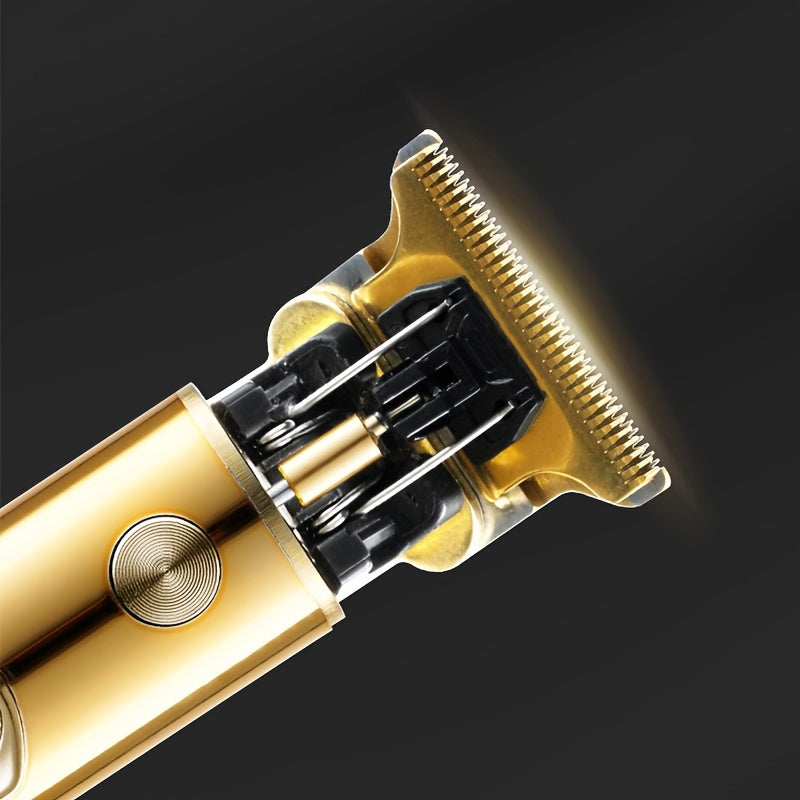 Мужской перезаряжаемый набор для стрижки волос с триммером для бороды и инструментами для стрижки волос