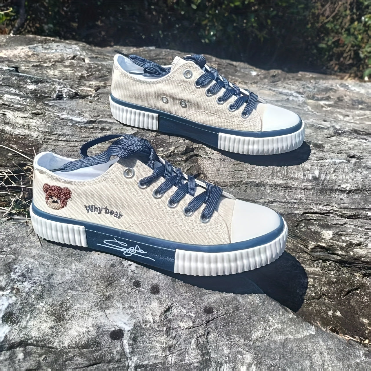 Women's Casual Vintage Fabric Flat Shoes With Cartoon Pattern