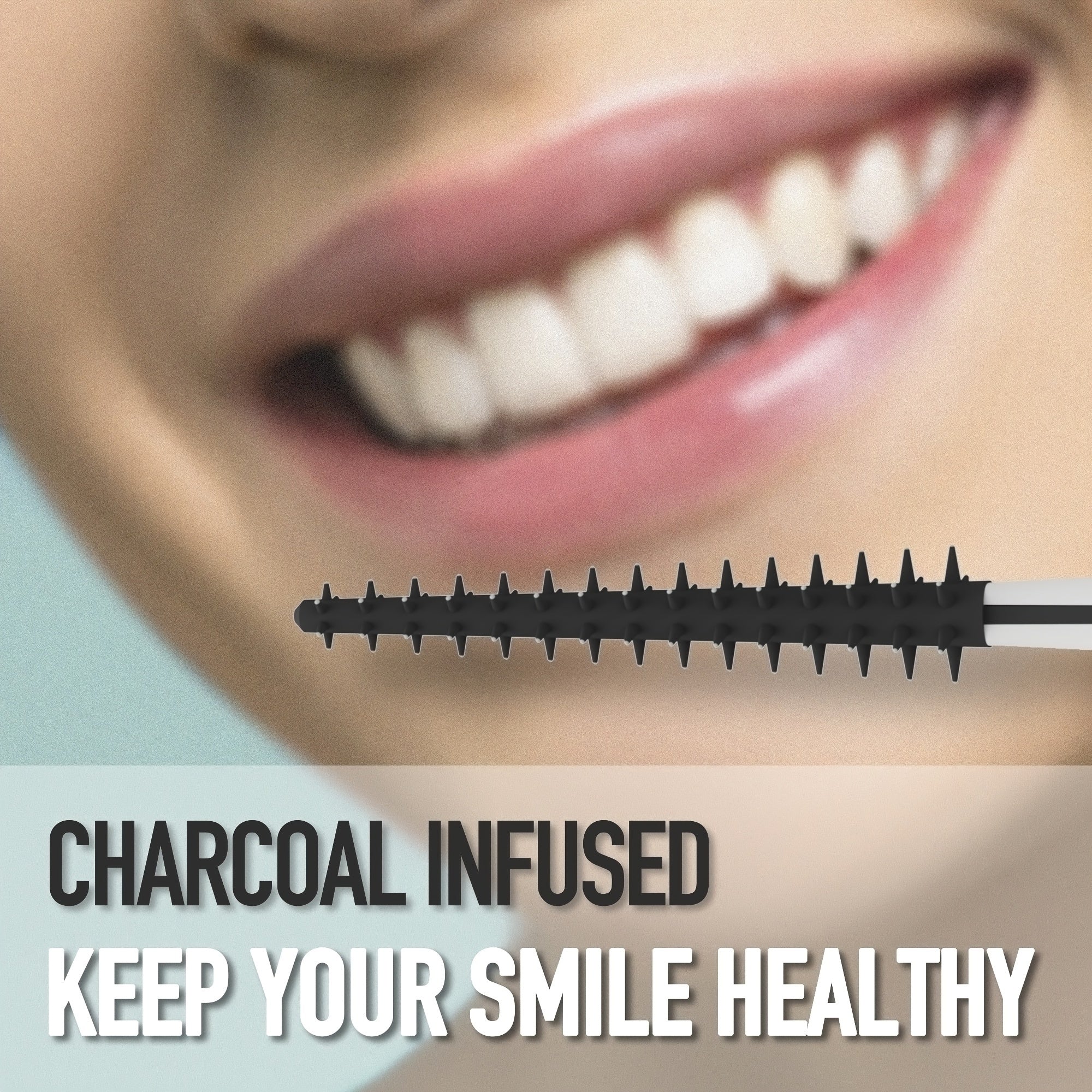 Dental Picks Charcoal Brush Picks 100 Count Pack