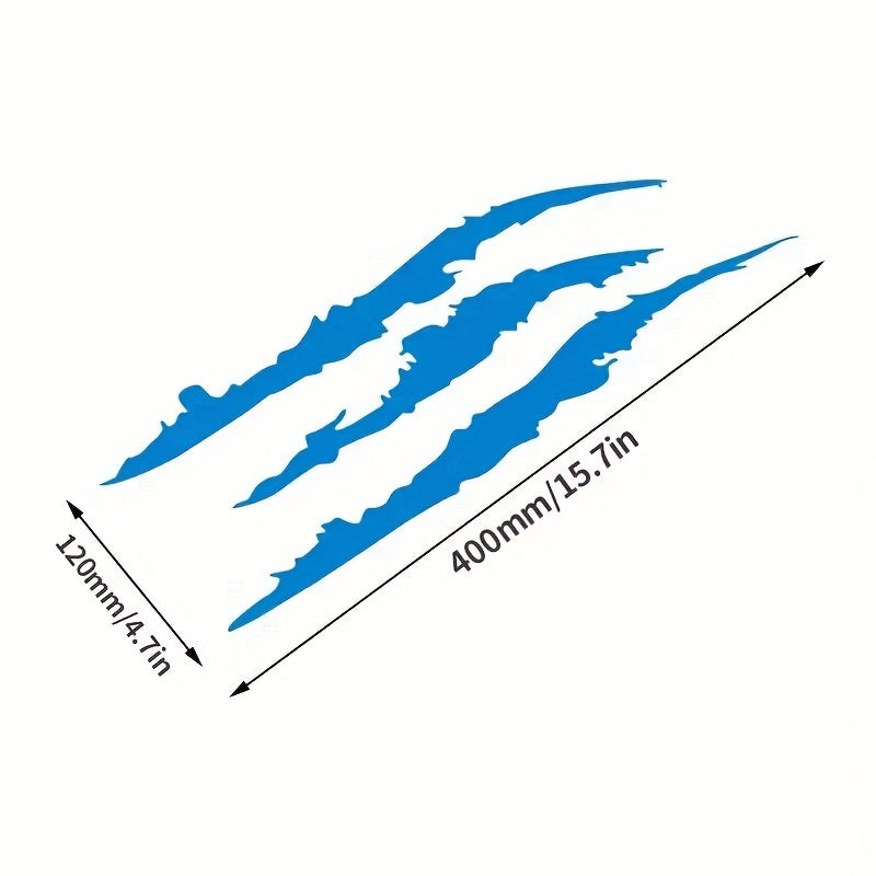 Yorug'likka qarshi vinil avtomobil stikerlari - suv o'tkazmaydigan qora tirnoq belgilari uchun faralar