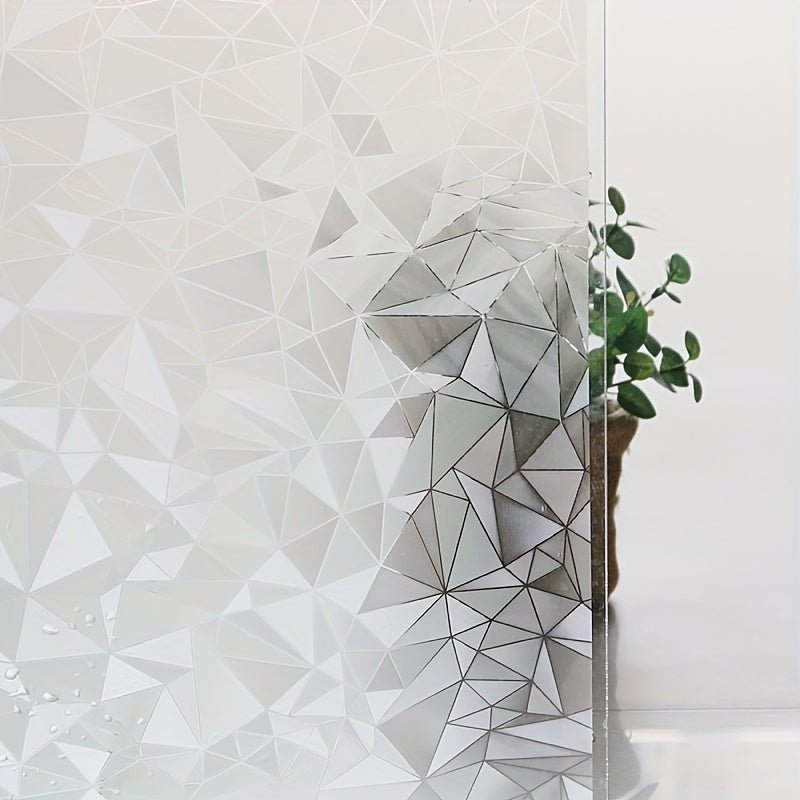 Prismatic Electrostatic Glass Window Sticker Privacy Decor for Office Bathroom Home