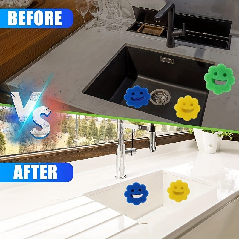 Organizador de fregadero con ventosa blanca para cocina y baño con diseño de drenaje automático