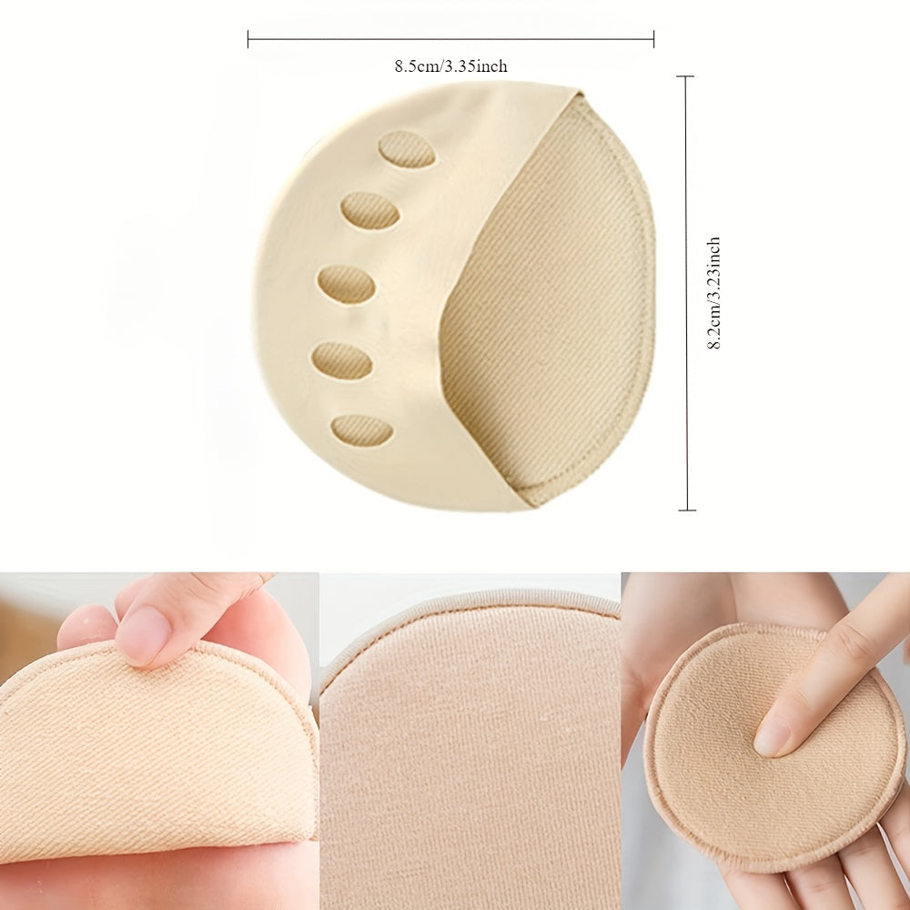Women Toe Pads Six Pack Half Insole High Heel Toe Support Non-Slip