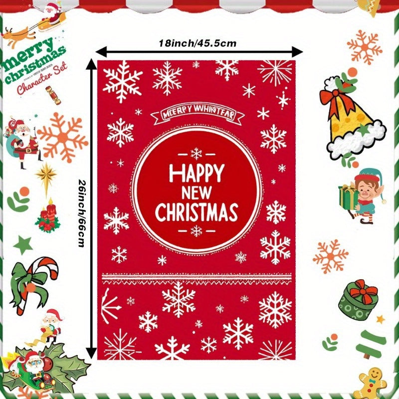 Christmas Wall Decor 18x66.04cm Holiday Gift for Winter Season