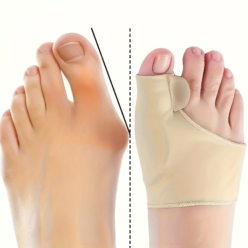 Unisex Foot Care Gel Cushion Pads Set of 2 Spandex Night Home Use