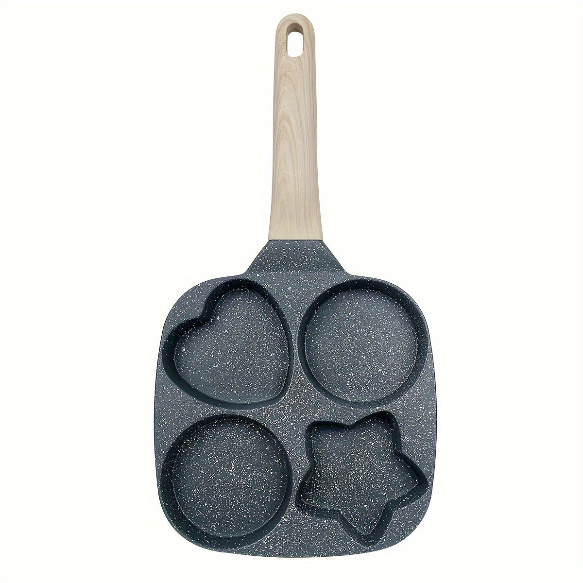 Multipurpose Non-Stick Aluminum Cookware Pan with 4 Compartments for Breakfast