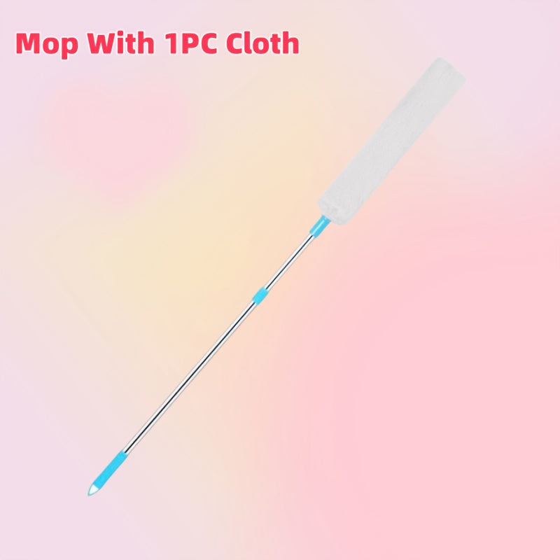 Uy va avtomobilni tozalash uchun qayta ishlatiladigan cho'tka boshli moslashuvchan mikrofiber tozalagich