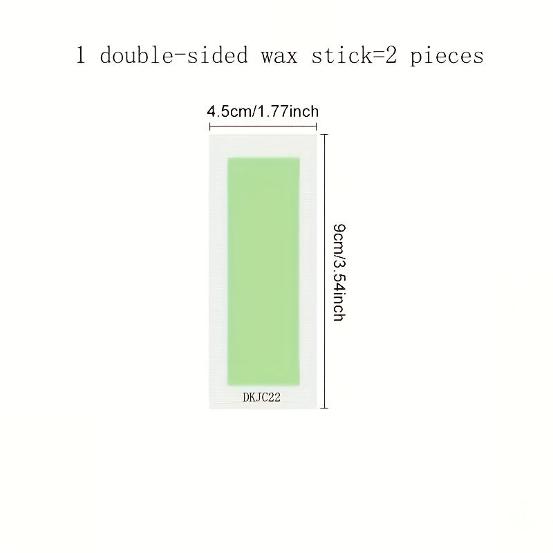 Gentle Wax Strips for Face and Bikini, Hypoallergenic, No Residue, 8pcs