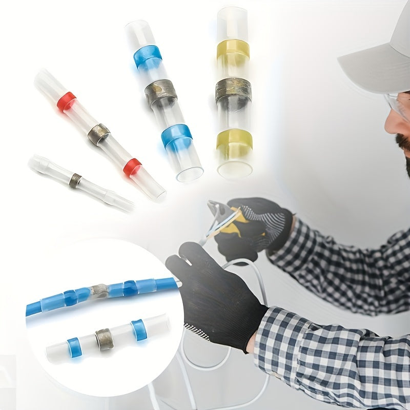 930pcs Waterproof Heat Shrink Solder Butt Connectors Kit Insulated Electrical Repair