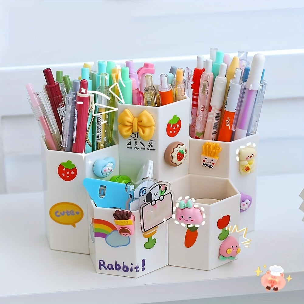 4Pcs Cartoon 3D Water Cup Stickers Resin Glitter Decor for Insulated Cups Phones