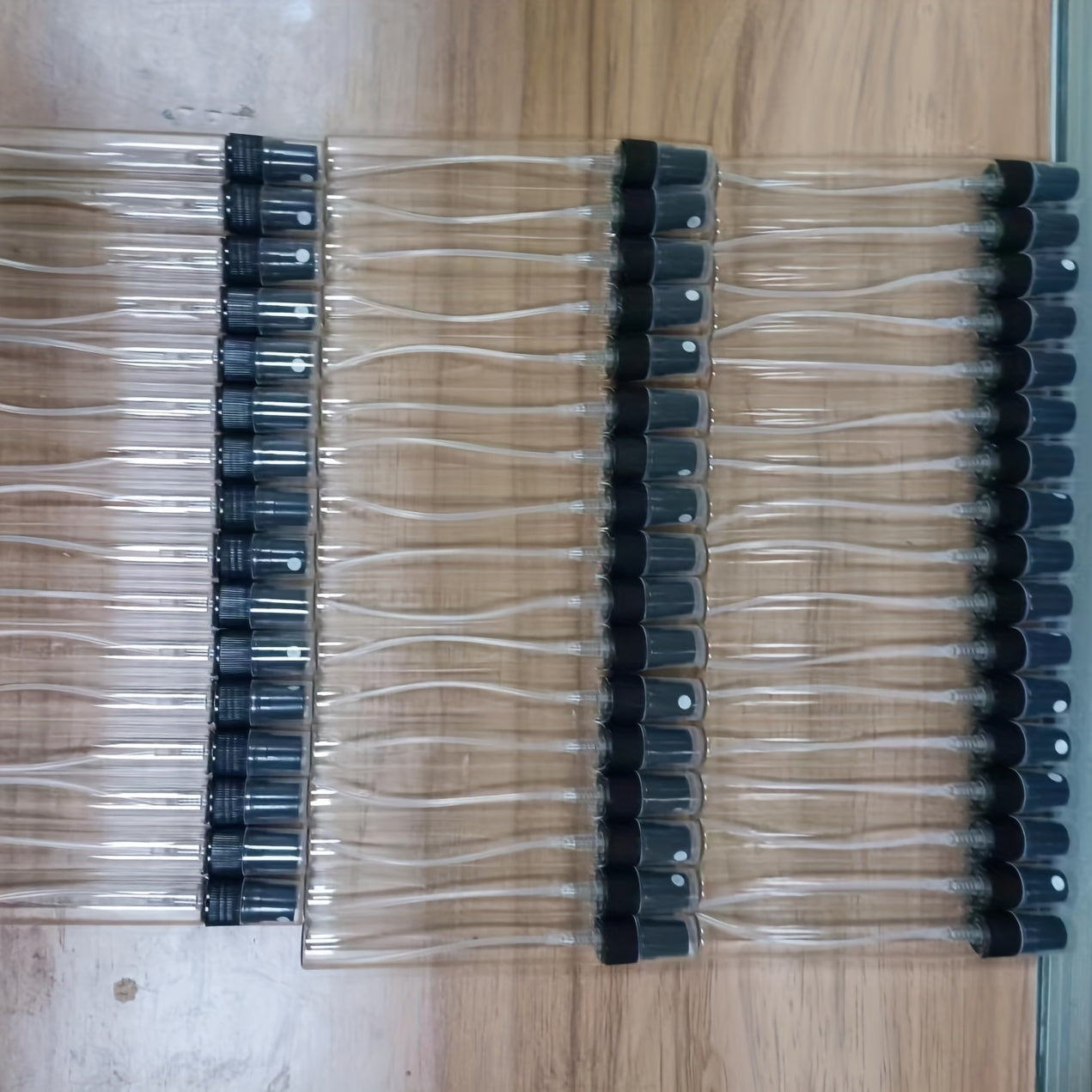 50 Pack 10ml Refillable Glass Perfume Atomizer Spray Bottles Portable Travel Essential