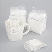 50-Pack Hanging Ear Coffee Filter Papers, Portable Drip-Proof Filter Bags