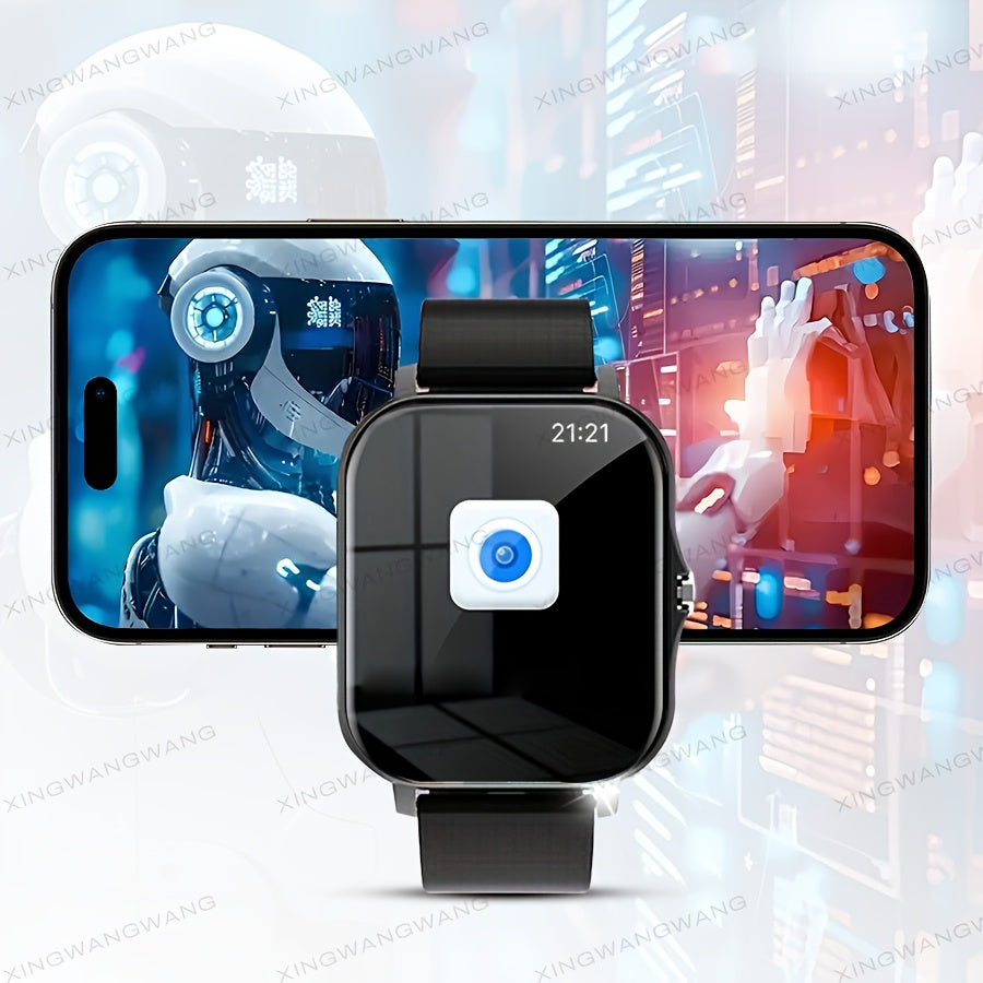 Спортивные умные часы 2024 года для мужчин и женщин, 1,83-дюймовый сенсорный экран, функции звонков и сообщений