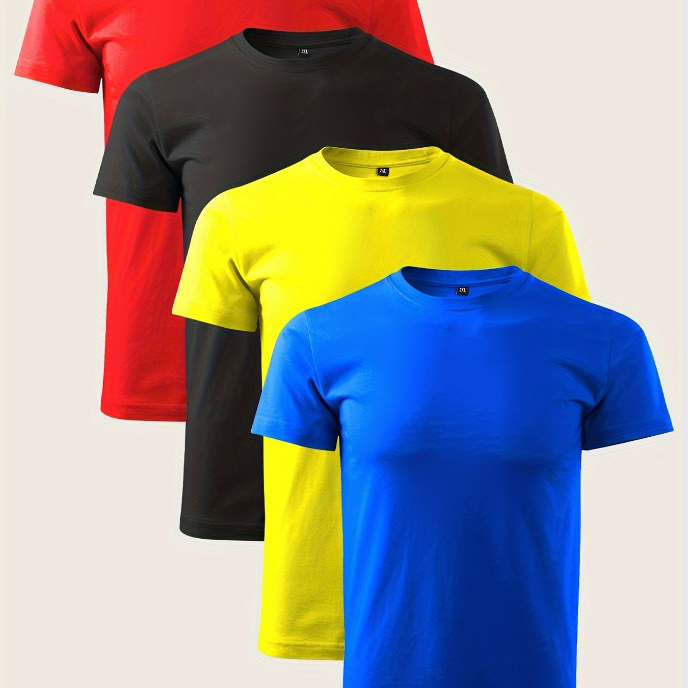 Мужские футболки большого размера из полиэстера, повседневные, с коротким рукавом, дышащие, трикотаж, летняя посадка