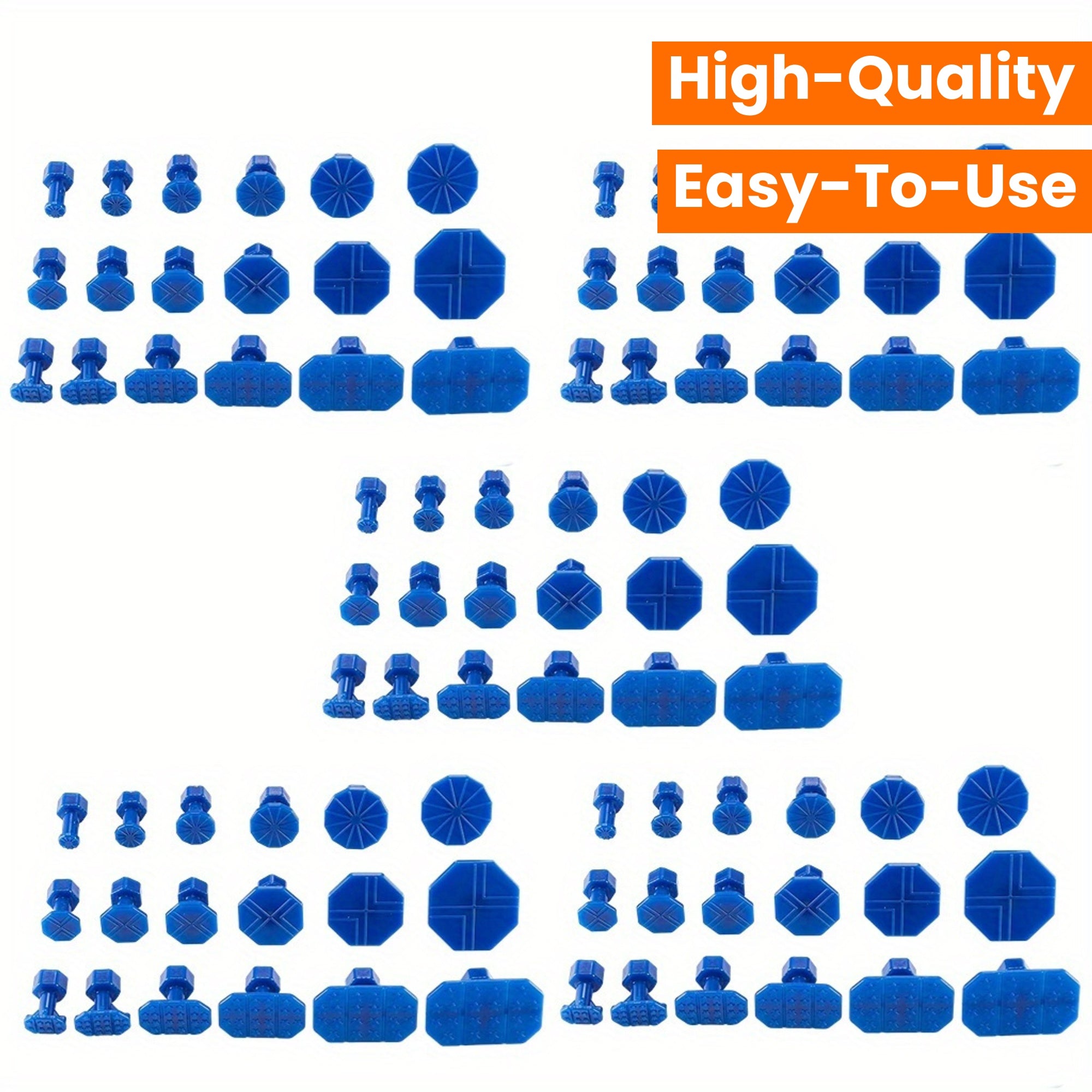 90pcs Paintless Dent Repair Kit Nylon Pulling Tabs for Car Body Fix