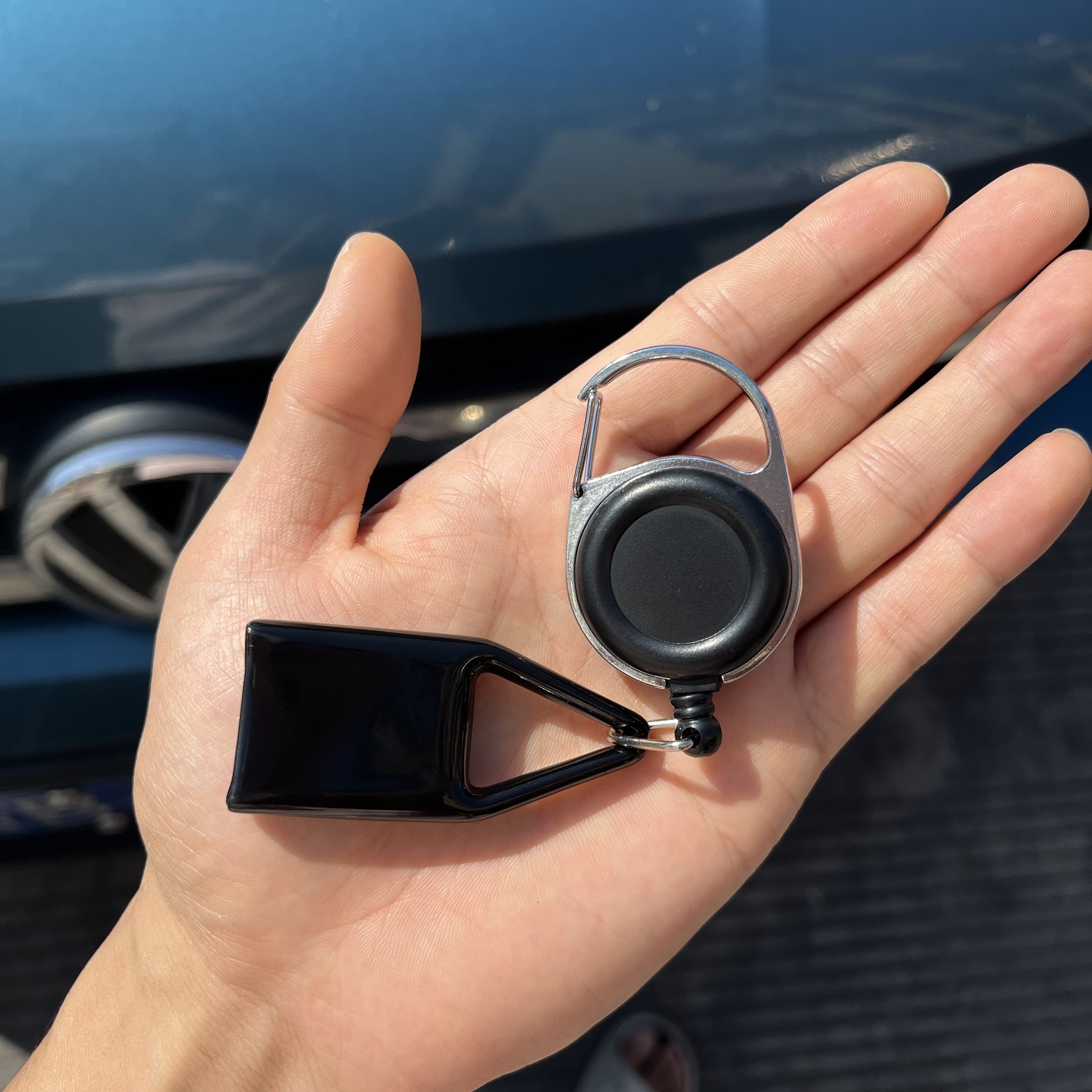 Выдвижной поводок для маленьких собак, с одним карабином, легкий держатель зажигалки