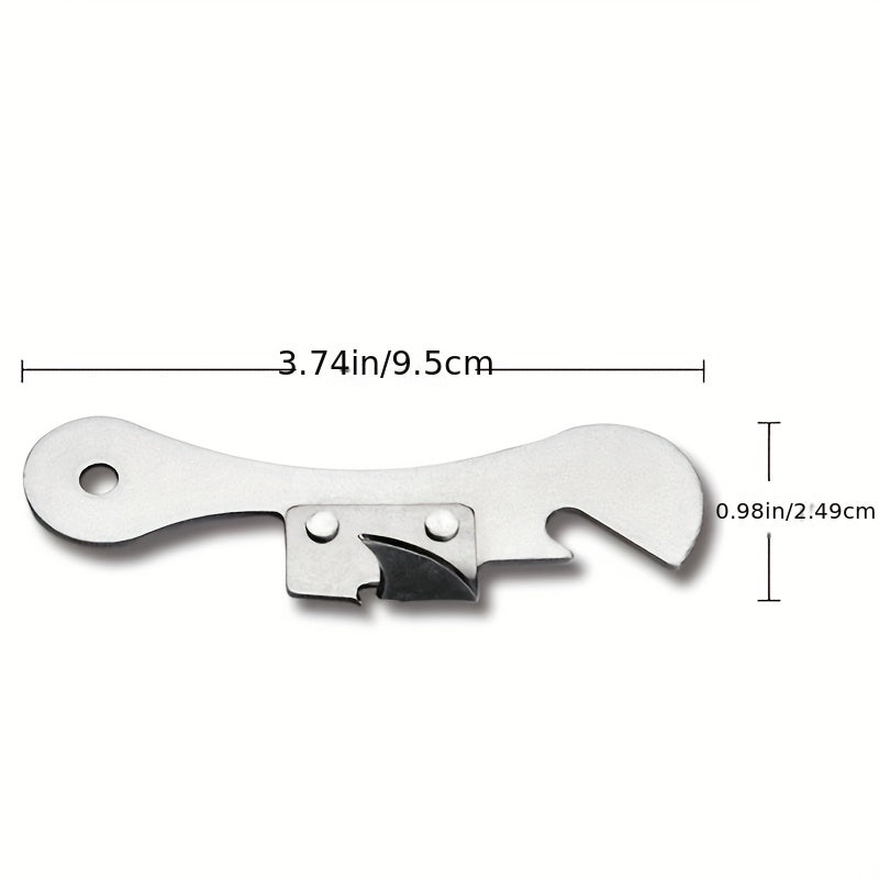 Portable Bottle and Can Opener 1pc for Emergency Parties Kitchen in 5 Colors