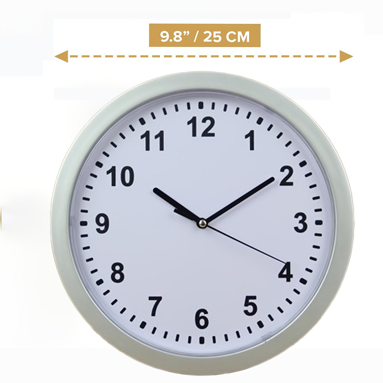 Round Wall Safe with Clock and Food Grade Smell Proof Bag Hidden Security Safe