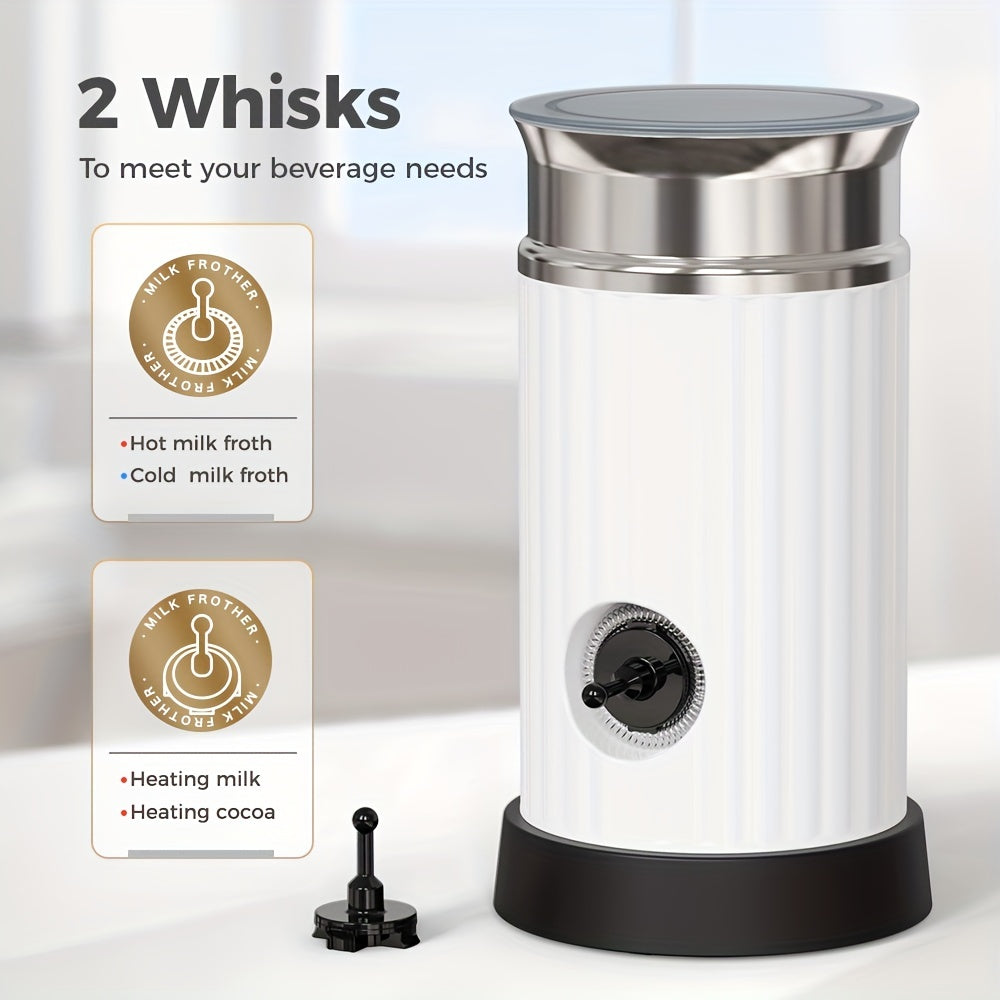 Electric Milk Frother Machine for Latte Cappuccino Hot Cold Milk Steamer