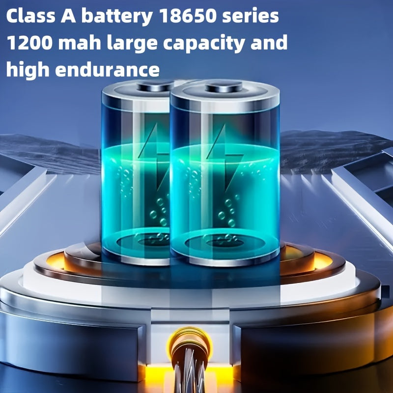 Rechargeable USB desk fan with clamp 360° rotation 3 speed long battery life