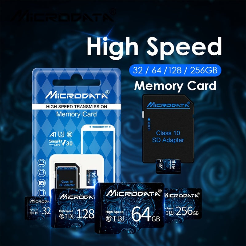 256GB Micro SD Card Class 10 U3 UHS-I for 4K HD Video with SD Adapter