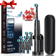 Black Sonic Electric Toothbrush for Adults with USB Rechargeable Battery and 5 Modes