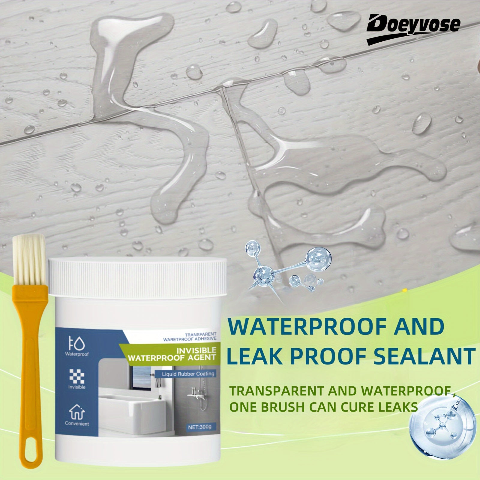 Transparent Waterproof Sealant Caulk for RV Roof and Leak Repair