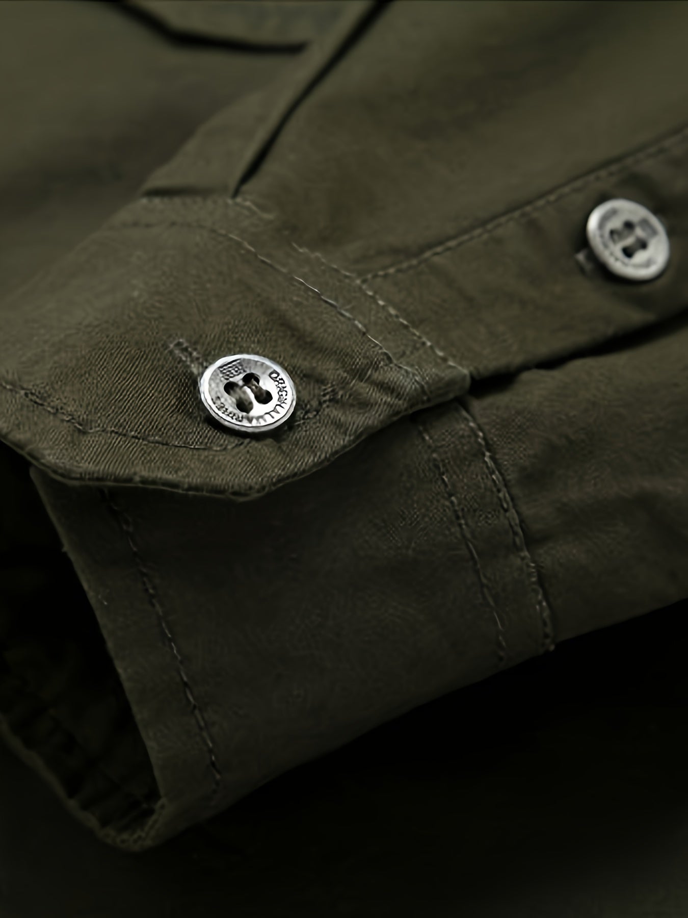 Erkaklar uchun vintage uslubidagi paxta kargo ko'ylagi: Qora, uzun qo'lqonli, yengil, bahor/kovak uchun, ochiq havoda va tasodifiy kiyimlar uchun.