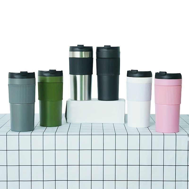 Insulated Stainless Steel French Press Mug 12oz Travel Coffee Tumbler