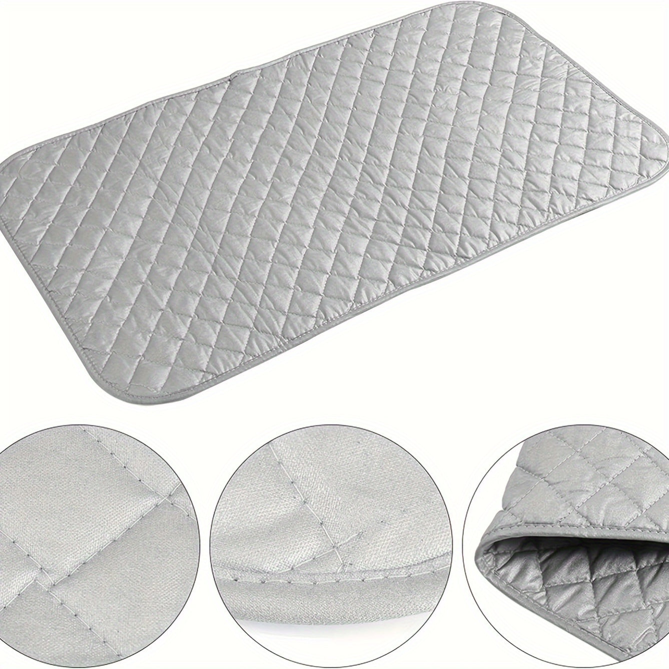 Foldable Heat-Resistant Ironing Pad Mat Portable Countertop Ironing Surface for Clothes