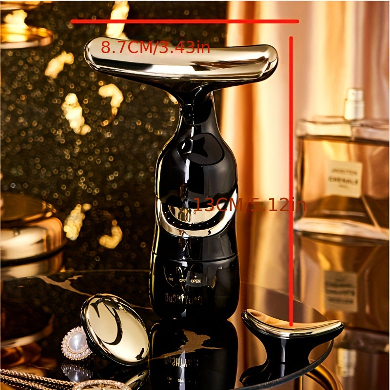 Универсальное устройство 3 в 1 для ухода за кожей и красоты, включая массаж лица.