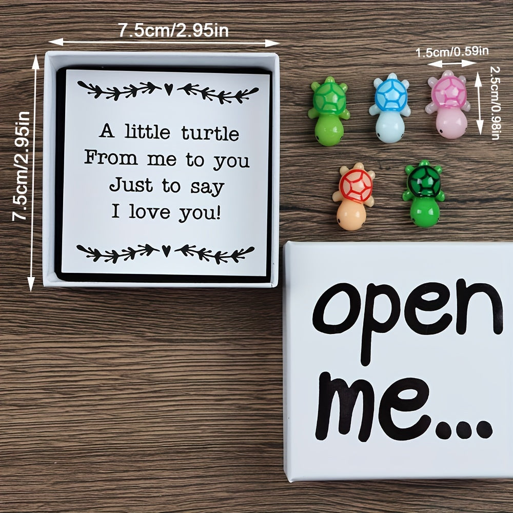 Zargarlik va hunarmandchilik uchun 5 ta kichik toshbaqa charm to'plami