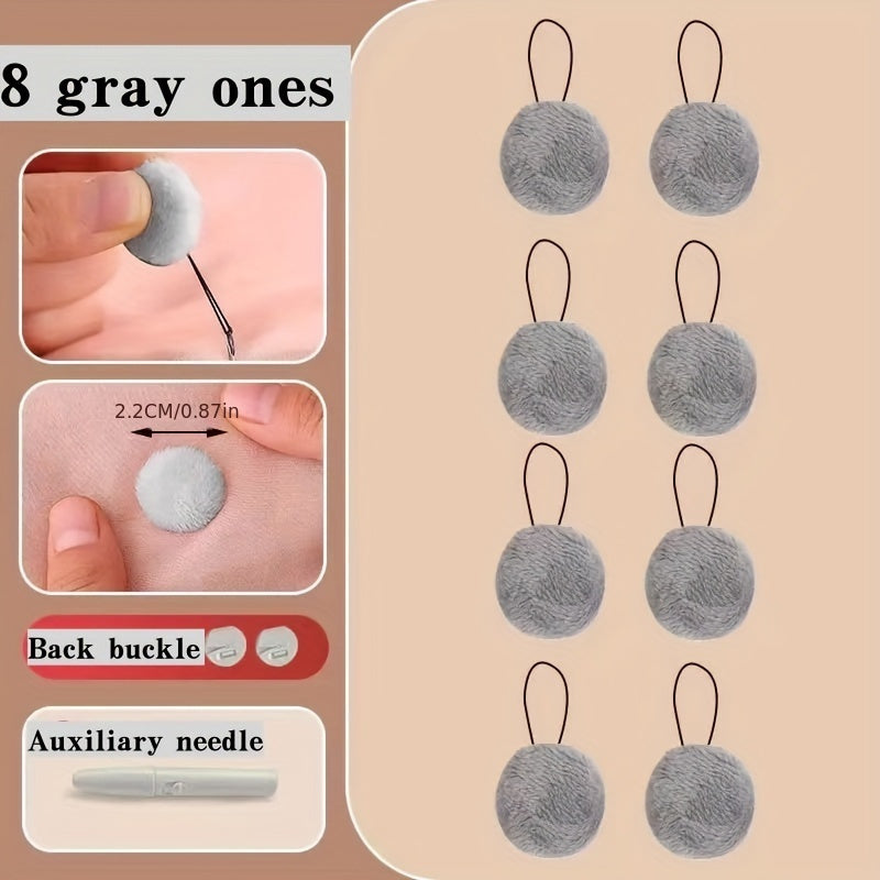 Pink Polypropylene No-Sew Clips for Line-Drying and Bedding Fastening