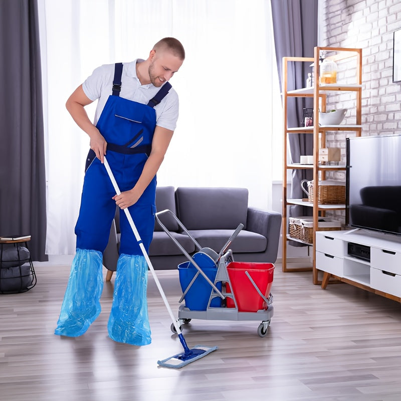 10 Pcs Unisex Waterproof Dustproof Shoe Covers Rain Shoe Boots Thick Wear-Resistant