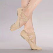 Zapatos planos de ballet para mujer de tela suave, sin cordones, para todas las estaciones