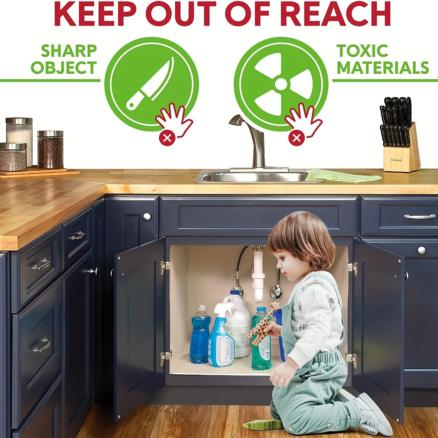 Baby Safety Locks with 10 Magnetic Locks and 2 Keys for Childproofing