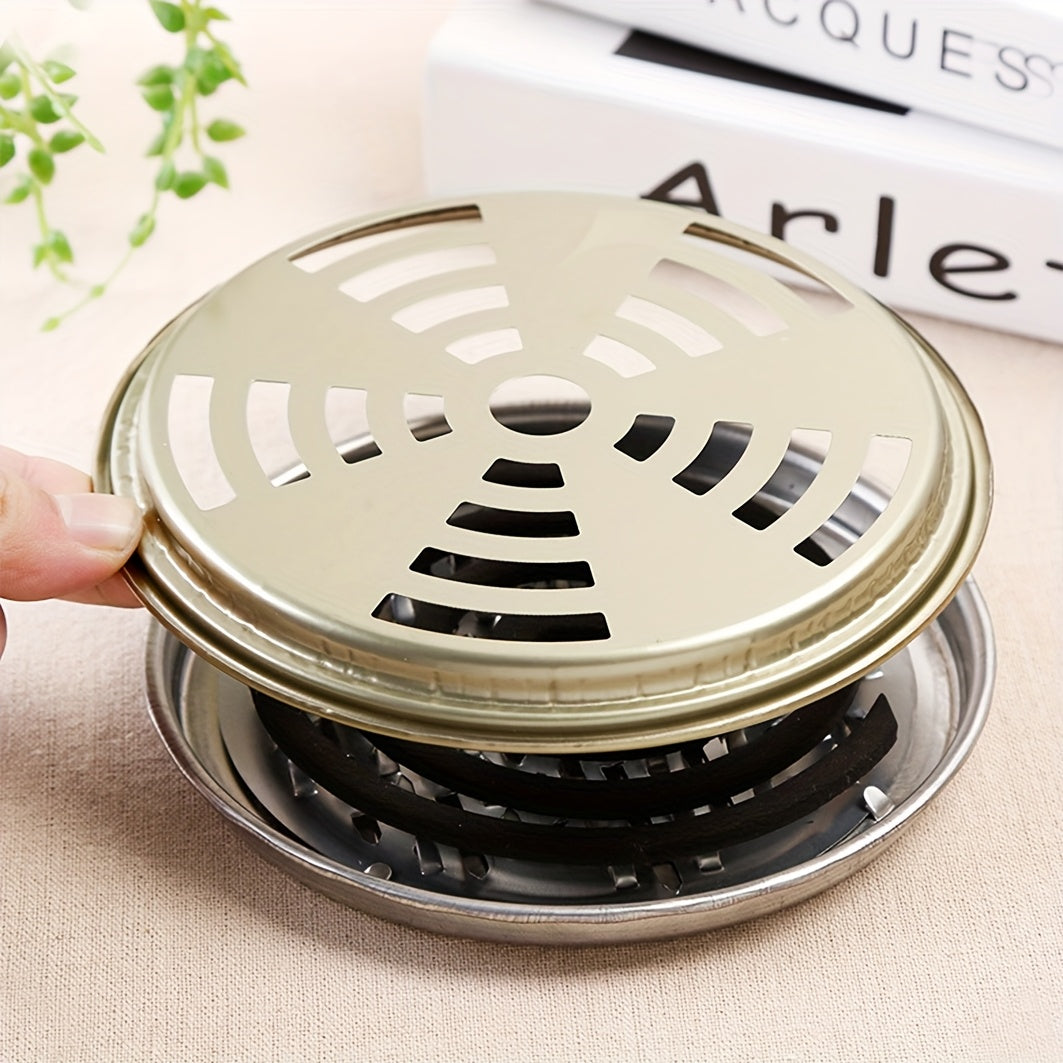 2 dona zanglamaydigan po'latdan yasalgan chivin qotiblarini ushlab turish uchun ichki va tashqi metall stend