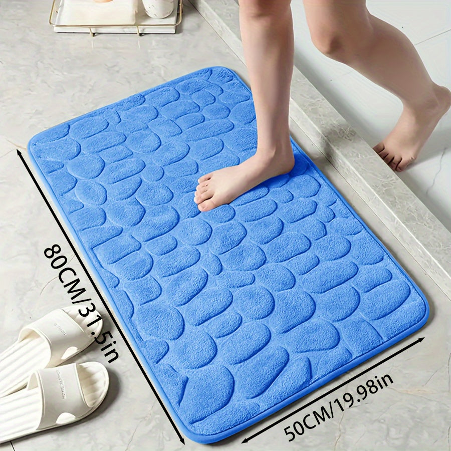 Zarif tosh naqshli poliester hammom matosi, yuqori zichlikdagi ko'pik, sirpanmaydigan to'qima dizayni. Hammom, dush, hammom bezaklari uchun juda singdiruvchi va yumshoq qulaylik.