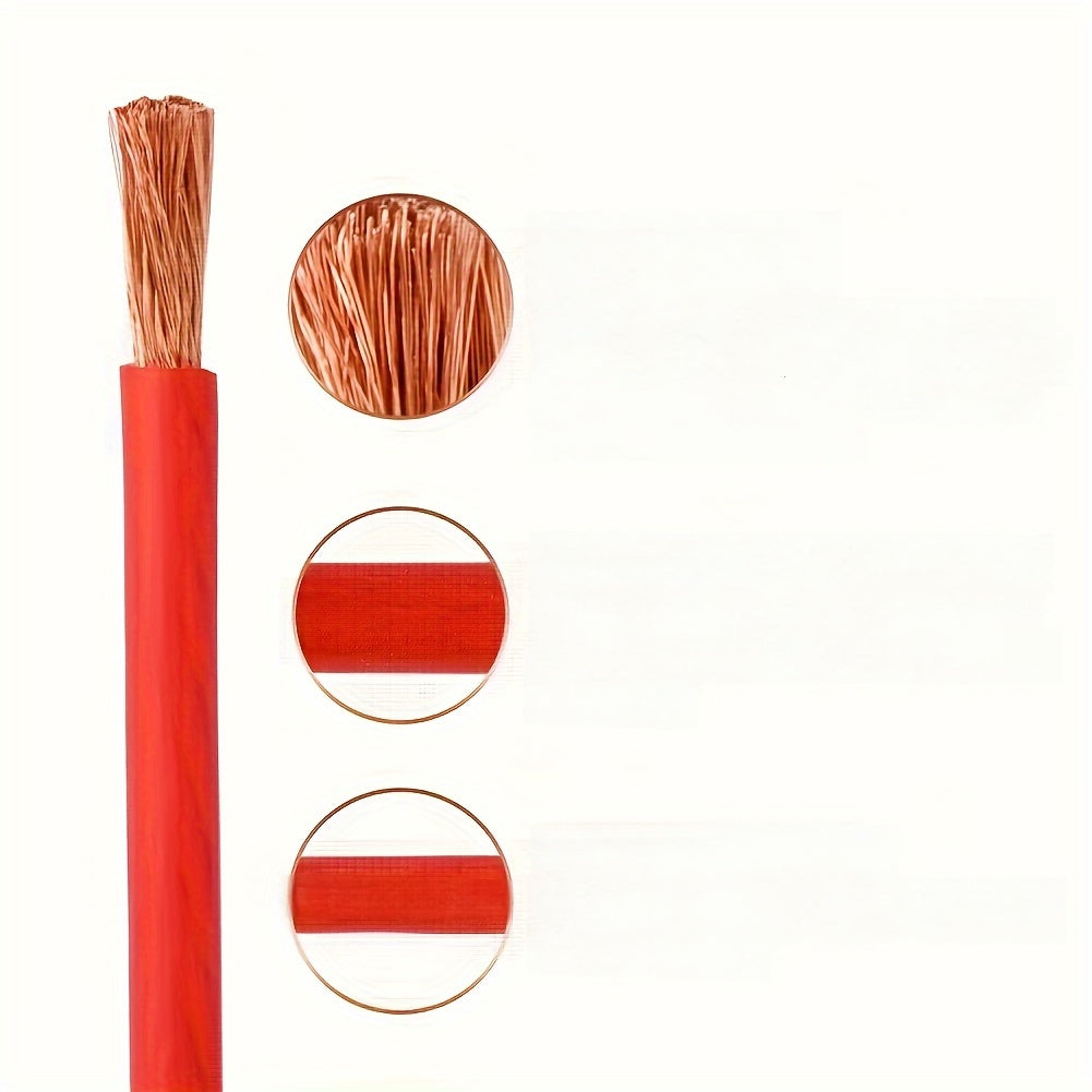 Car Ground Wire 7.62M Copper Clad Aluminum CCA 4AWG for Battery Speakers