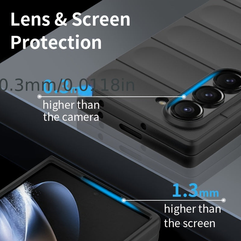 High-Quality Skin Case for Samsung Galaxy Z Fold 3 4 5 6 Anti-Fall Protection