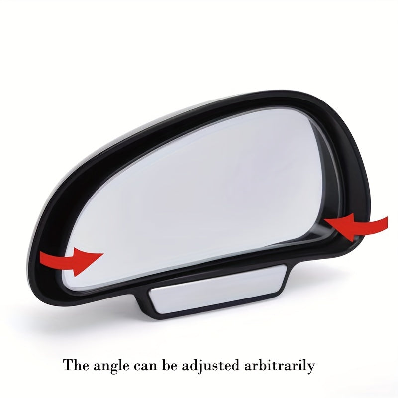Universal Car Rearview Mirror 360° Adjustable Wide-Angle Side Blind Spot Auxiliary Rear View