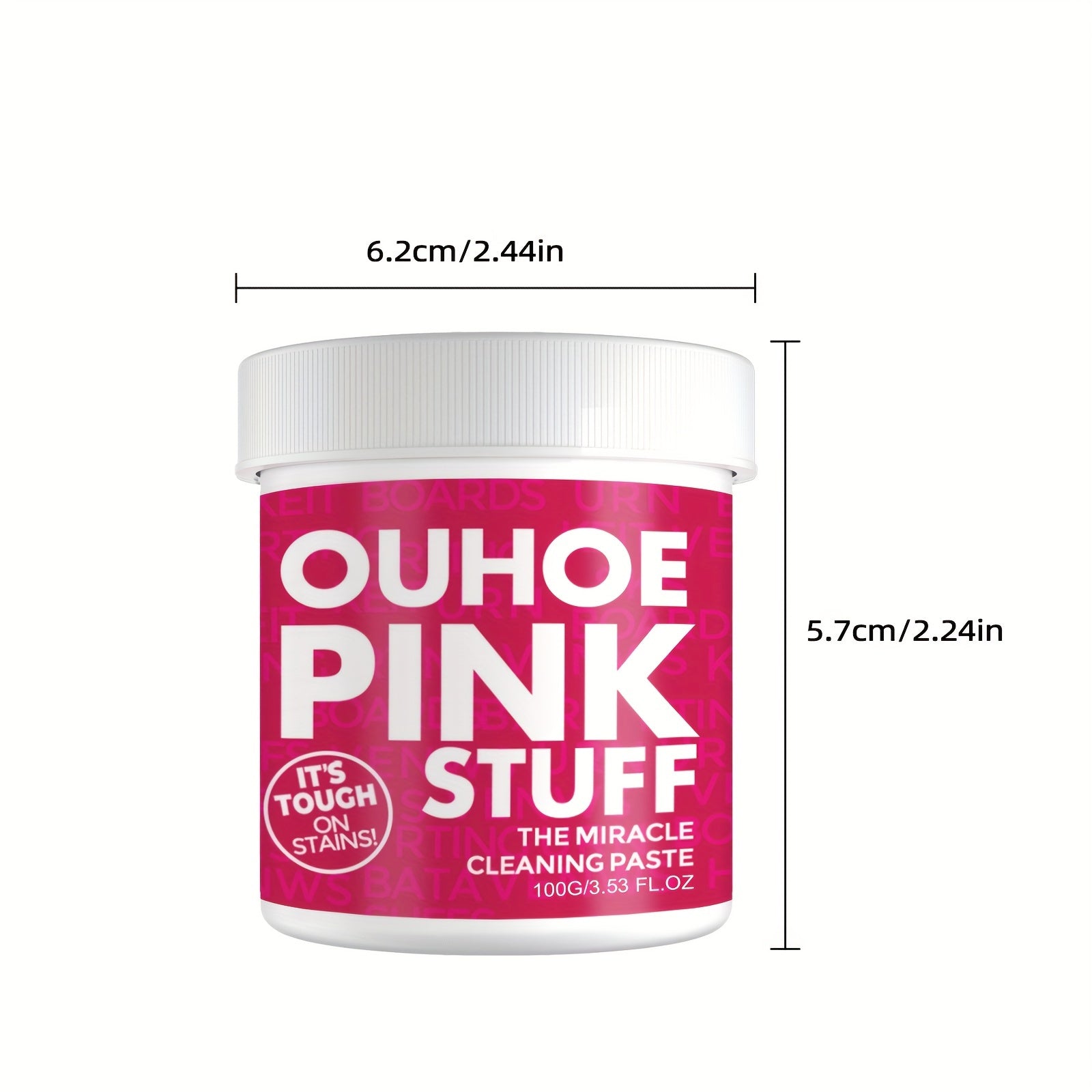 Pink Cleaning Paste for Stains and Surfaces, Gentle, Tough on Dirt
