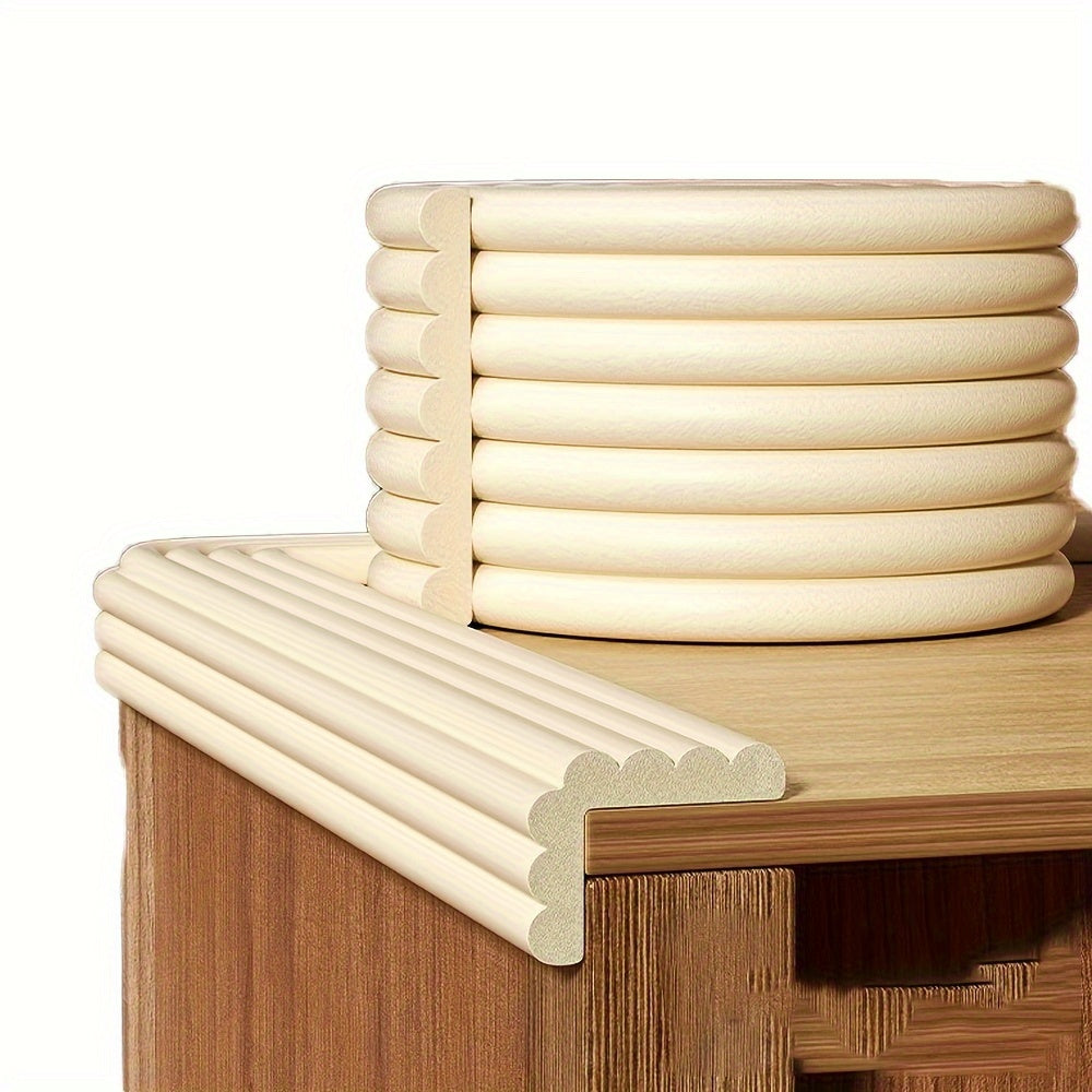 Soft Rubber Safety Edge Guard 198cm Wall Corner Protector Gray Pink Black